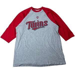 Vintage Minnesota Twins Lee Sport Red Jersey Shirt Men’s Large